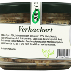 Verhackert 200g - Hofladen Fiedler