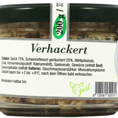 Verhackert 200g - Hofladen Fiedler