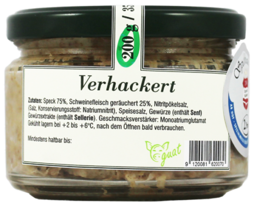 Verhackert 200g - Hofladen Fiedler