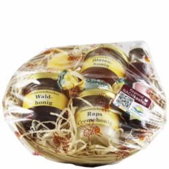Honig-Geschenkkorb 3er-Set mit Weichsllikör - Kurz Werner