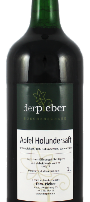 Apfel-Holundersaft 1l - derPieber