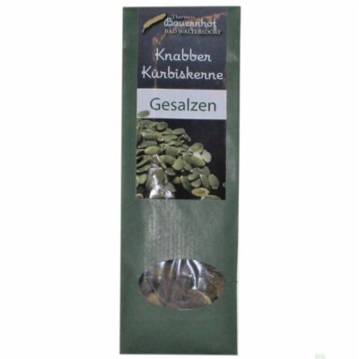 Kürbisknabberkerne gesalzen 80g - Thermen-Bauernhof