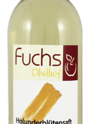 Holunderblütensaft 0,75l, Obsthof Fuchs