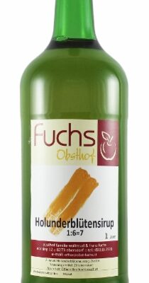 Holunderblütensirup 1l - Obsthof Fuchs