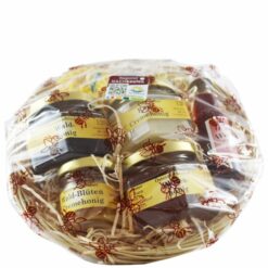 Honig-Geschenkkorb 5er-Set mit Weichsllikör - Kurz Werner