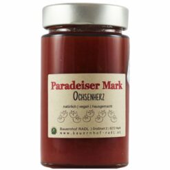Paradeisermark Ochsenherz 250ml - Bauernhof Radl