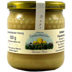 Raps-Honig 500g - Kurz Werner