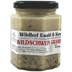 Wildschwein Grammelschmalz, Wildhof Sommer